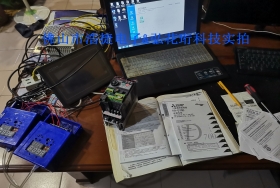 浩捷電子變頻控制柜設計，程序編寫，設計布線